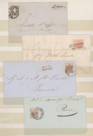 Italy: 1855/1880 (ca.), Collection Of 32 Entires, Slightly Mixed Condition, Comp - Sammlungen