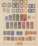 Italy: 1861/1911, Used And Mint Collection On Ancient Schaubek Album Pages, Comp - Lotti E Collezioni