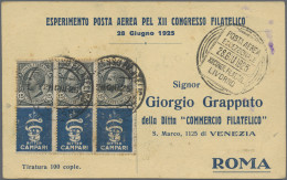 Italy - Se-tenants: 1924/1925, PUBBLICITARI, Valuable Stock Of Ca.180 Mint/used - Andere