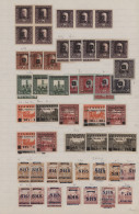 Yugoslavia: 1918/1919, Issues For Croatia, Mint And Used Assortment Of Apprx. 28 - Used Stamps