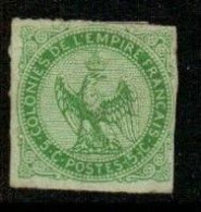 Colonies De L'Empire Français  AIGLE IMPERIAL N°2 5c Vert NEUF - Águila Imperial