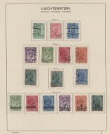 Liechtenstein: 1912/1999, Saubere Gestempelte Sammlung Im Schaubek-Vordruckalbum - Sammlungen
