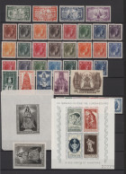 Luxembourg: 1945/1990, Apparently Complete MNH Collection In A Stockbook, Two Se - Lettres & Documents