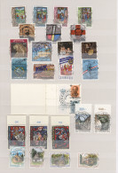 Luxembourg: 1981/2005, A Decent Collection Of Single Stamps And Blocks Of Four, - Covers & Documents