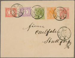Netherlands: 1870/1910's Ca.: About 40 Postal Stationery Items, Covers And Postc - Cartas & Documentos