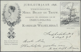 Netherlands - Postal Stationery: 1870/1950 (ca.), Assortment Of Apprx. 144 Used/ - Ganzsachen