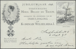 Netherlands - Postal Stationery: 1870/1950 (ca.), Assortment Of Apprx. 144 Used/ - Postal Stationery
