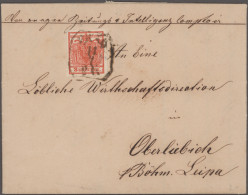 Österreich: 1850/1852, Lot Von 7 Frankierten Briefen, Dabei 4 Belege Mit Verwend - Collezioni