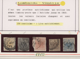 Österreich: 1850/1854 (ca), Kleine Zusammenstellung Inkl. 3 Briefe, U.a. Nr. 1-5 - Sammlungen