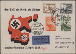 Österreich: 1850/1970 (ca.), Guter Posten Von Ca. 310 Briefen Und Karten In Nett - Colecciones