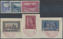 Österreich: 1880/2003 (ca.), Buntes Konvolut Gebrauchter Marken Mit Stempeln Von - Collections