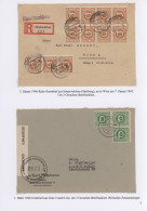 Österreich: 1945/1947 (ca), Spezialsammlung In 2 Ringbindern, Sehr Schön Spezial - Collections