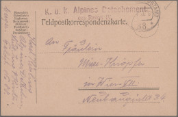 Österreich - Militärpost / Feldpost: 1914/1918, Saubere Sammlung Von Ca. 390 Fel - Otros