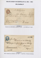 Österreich - Ganzsachen: 1861/1918 (ca), Sammlung Von Ca 95 Belegen Im Ringbinde - Otros & Sin Clasificación