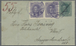 Österreich - Ganzsachen: 1873/1984, Partie Von Ca. 50 Meist Gebrauchten Ganzsach - Autres & Non Classés