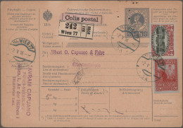 Österreich - Ganzsachen: 1916/1918 Posten Von 28 Vollständigen Paketbegleitadres - Autres & Non Classés