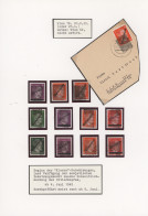 Österreich - Stempel: 1945, "Wiener Klecksstempeln" (auch "Österreich Provisorie - Maschinenstempel (EMA)