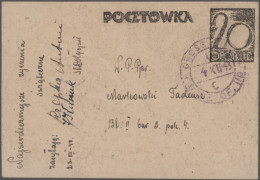 Poland: 1916/1945, Collection Of 63 Covers/cards, Comprising German Occupation W - Briefe U. Dokumente