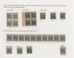 Poland: 1919/1923, Specialised Collection Of Apprx. 1.220 Stamps Neatly Arranged - Usados