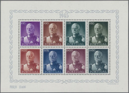 Portugal: 1944/1946 Six Different Souvenir Sheets, Mint Never Hinged, Fresh And - Ungebraucht