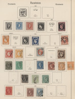 Romania: 1865/1970, Comprehensive Used And Mint Collection On Album Pages, Well - Used Stamps