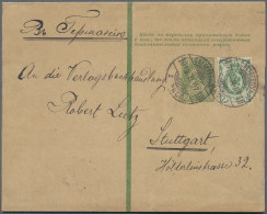 Russia: 1858/1914, Ca. 45 Covers, Cards, Stationeries, Wrappers, Registered Mail - Covers & Documents