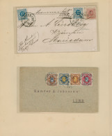 Sweden: 1855/1940, Urige Gestempelte Sammlung Aus Einem Nachlaß Ab Nr. 2 Auf Sel - Covers & Documents