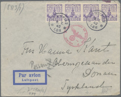 Sweden: 1877/1988, Balance Of Apprx. 280 Covers/cards Incl. Registered, Censored - Storia Postale