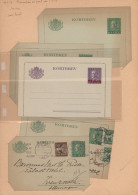 Sweden - Postal Stationery: 1920/1980 (ca.), Collection Of More Than 100 Used An - Postal Stationery