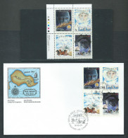 Canada # 1337a UL. PB. MNH + FDC - Canadian Folflore - 2 - Blokken & Velletjes