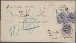 Schweiz - Portomarken: 1878/1910, Sammlung Von 85 Unzureichend Frankierten Brief - Portomarken