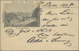 Schweiz - Ganzsachen: 1868/2003, Umfangreiche Sammlung Von Ca. 500 Gebrauchten U - Stamped Stationery