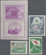 Trieste - Zone B: 1948/1954, Anscheinend Komplette Sammlung Im Klemmbinder, Dazu - Mint/hinged