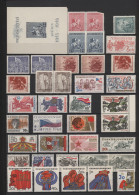 Czechoslowakia: 1918/1975 (ca.), Zumeist Postfrischer Dublettenposten In Einem D - Unused Stamps