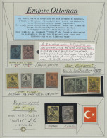 Turkey: 1863 'Tughra' Issues: Specialized Small Collection Of 11 Stamps And One - Storia Postale