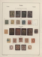 Turkey: 1863/1917, Mainly Used Collection On Ancient Album Pages, From 1st Issue - Gebruikt