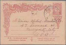 Turkey - Postal Stationery: 1890/1910's Ca.: 45 Used Postal Stationery Cards, Re - Entiers Postaux