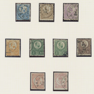 Hungary: 1871/1872, Fine Used Group Of Early Issues, Comprising E.g. Francis Jos - Usati