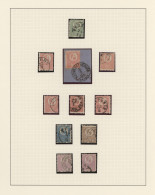 Hungary: 1871/1875 (ca.), Used Collection Of 48 Stamps Neatly Arranged On Album - Usati