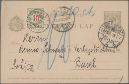 Hungary: 1907/1939: 34 Covers, Picture Postcards And Postal Stationery Items Sen - Covers & Documents