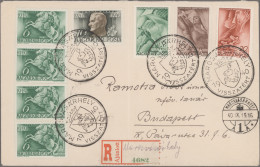Hungary: 1938/1941, Collection Of Apprx. 208 Commemorative Covers/cards, All Sho - Covers & Documents