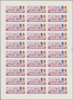 Hungary: 1967, Danube Commission, IMPERFORATE, Complete Set Of Seven Values In F - Neufs