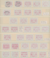 Europe: 1981/2018, MACHINE LABELS, Collection Of More Than 1.600 MNH And CTO Lab - Europe (Other)