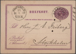 Scandinavia: 1870/1910's Ca.: About 125 Postal Stationery Items, Mint And Used, - Andere-Europa