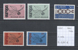 (TJ) Europa CEPT 1965 - 3 Sets (postfris/neuf/MNH) - 1965