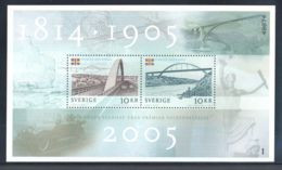 Sweden - 2005 Svinesund Bridge Block MNH__(THB-1512) - Blocchi & Foglietti