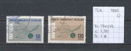 (TJ) Europa CEPT 1965 - Turkije YT 1741/42 (gest./obl./used) - 1965