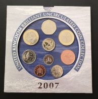 UNITED KINGDOM 2007 GREAT BRITAIN BU SET – ORIGINAL - GRAN BRETAÑA GB - Nieuwe Sets & Proefsets