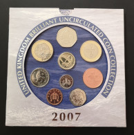 UNITED KINGDOM 2007 GREAT BRITAIN BU SET – ORIGINAL - GRAN BRETAÑA GB - Mint Sets & Proof Sets