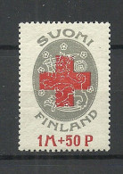 FINLAND FINNLAND 1922 Michel 111 * Red Cross Rotes Kreuz - Red Cross